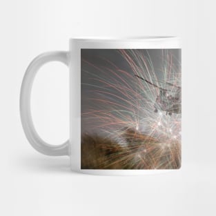 Boeing CH-47 Chinook Helicopter Under Fire Mug